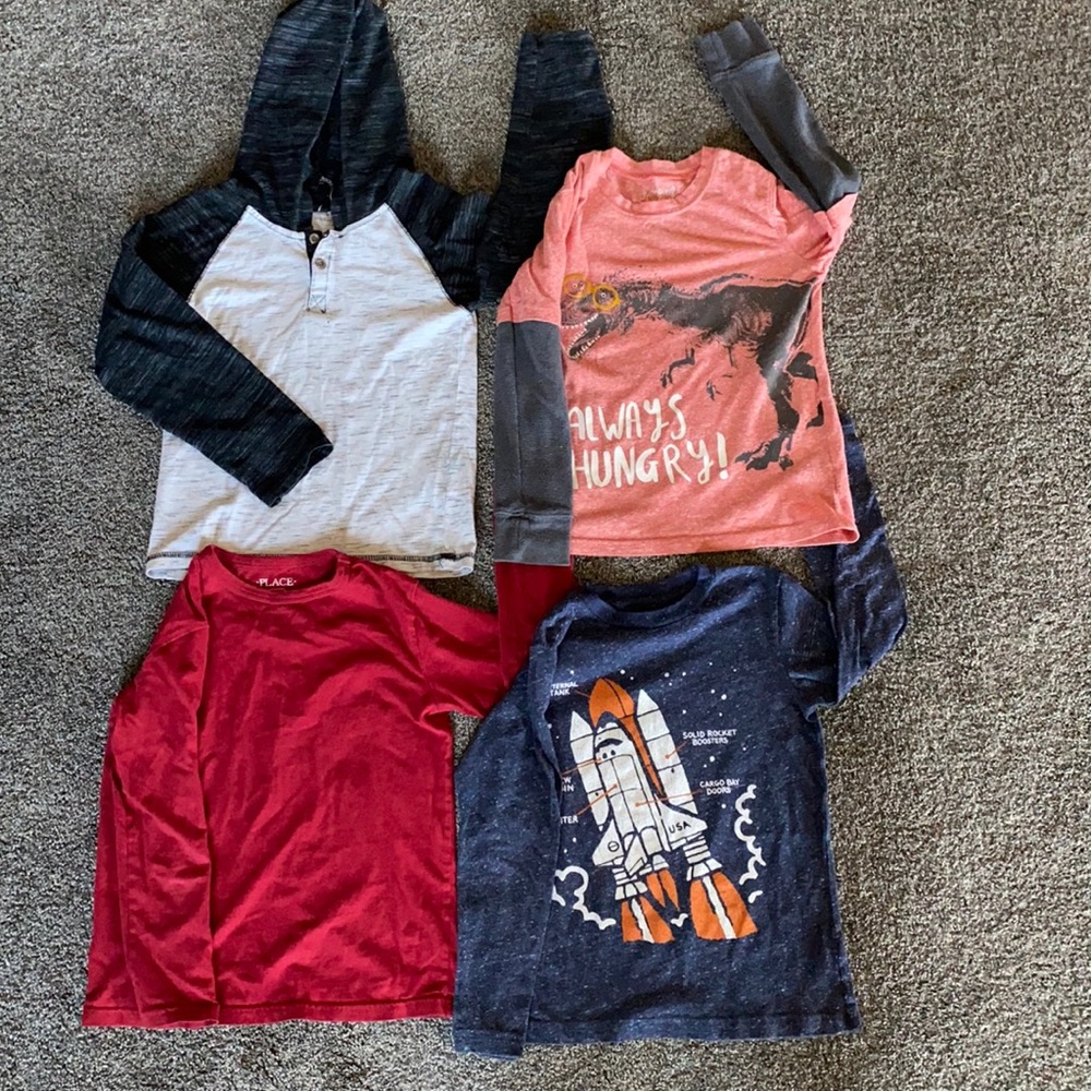 Boy’s Size 6 Long Sleeve Shirt Lot